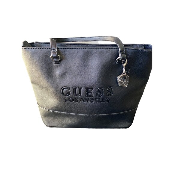 Guess Women's Black Safron Vegan Rodney Tote Bag NWT